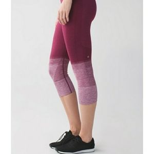 💥 EUC Lululemon Seamlessly Street Crop Hombre Leggings
